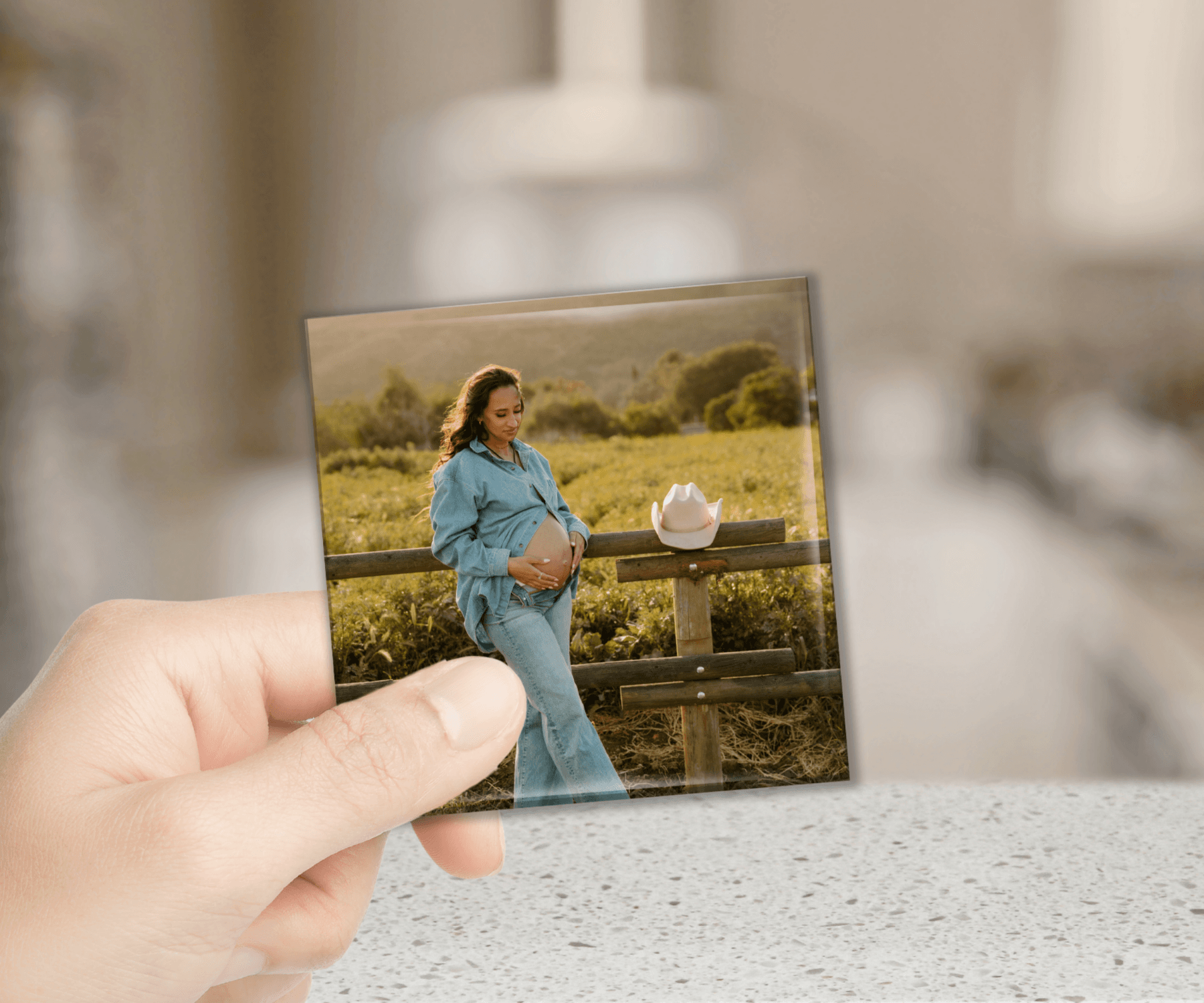 Custom Magnolia Magnets photo magnet: Baby milestones