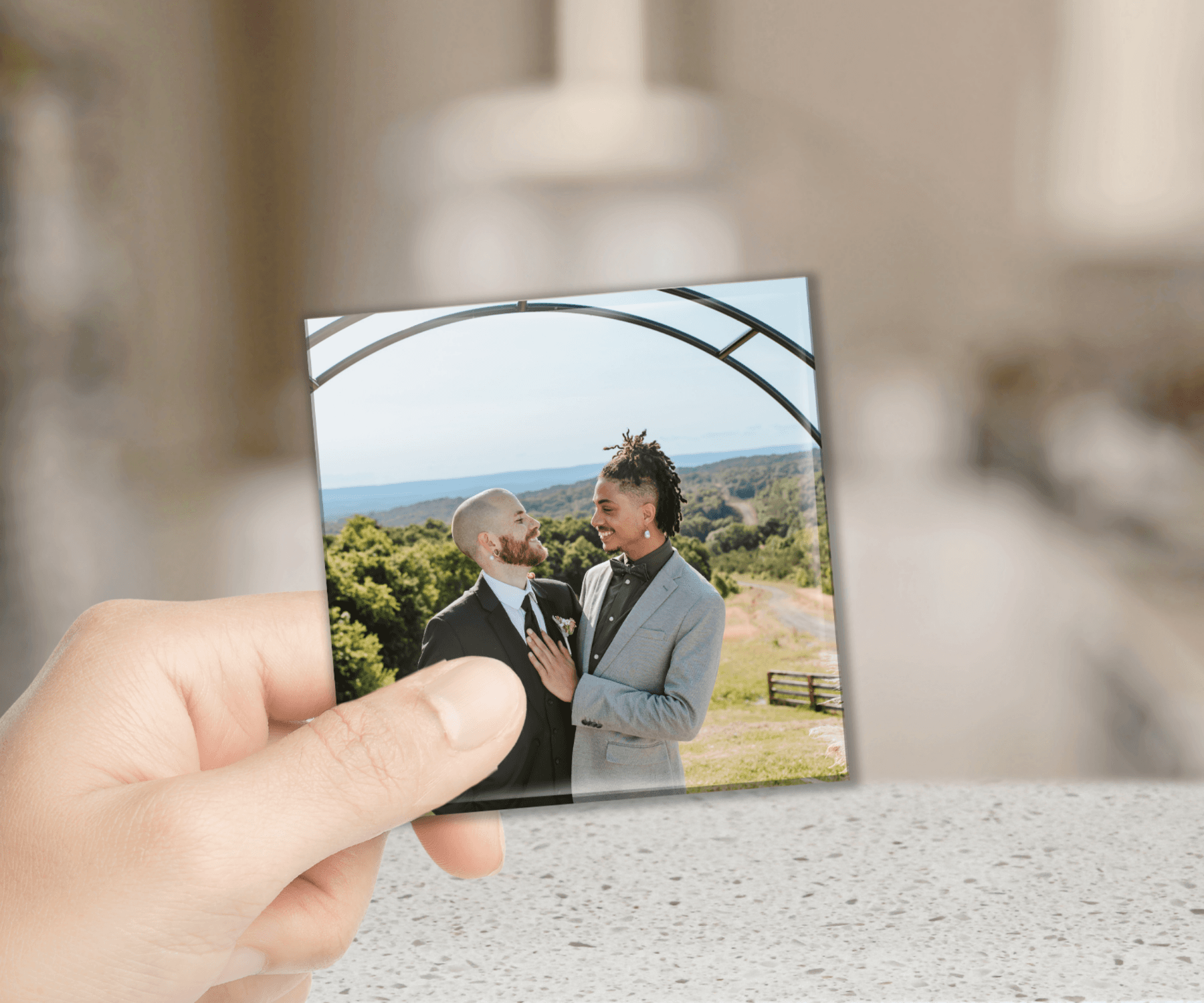 Custom Magnolia Magnets photo magnet: Wedding days